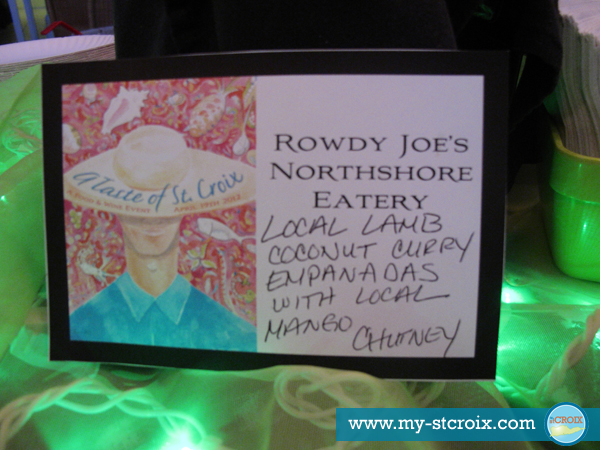 Taste of St Croix Rowdy Joe's Taste of St Croix Rowdy Joe's