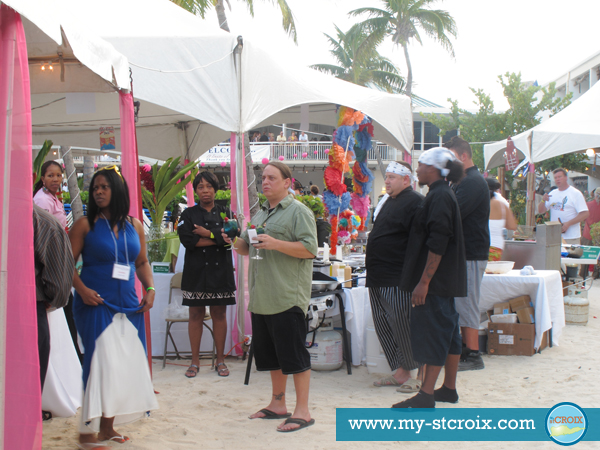 Taste of St Croix judges tent Taste of St Croix judges tent
