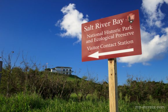 Salt river bay National historic park and ecological preserve Sign