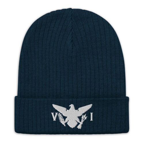USVI Flag Recycled Ribbed knit beanie