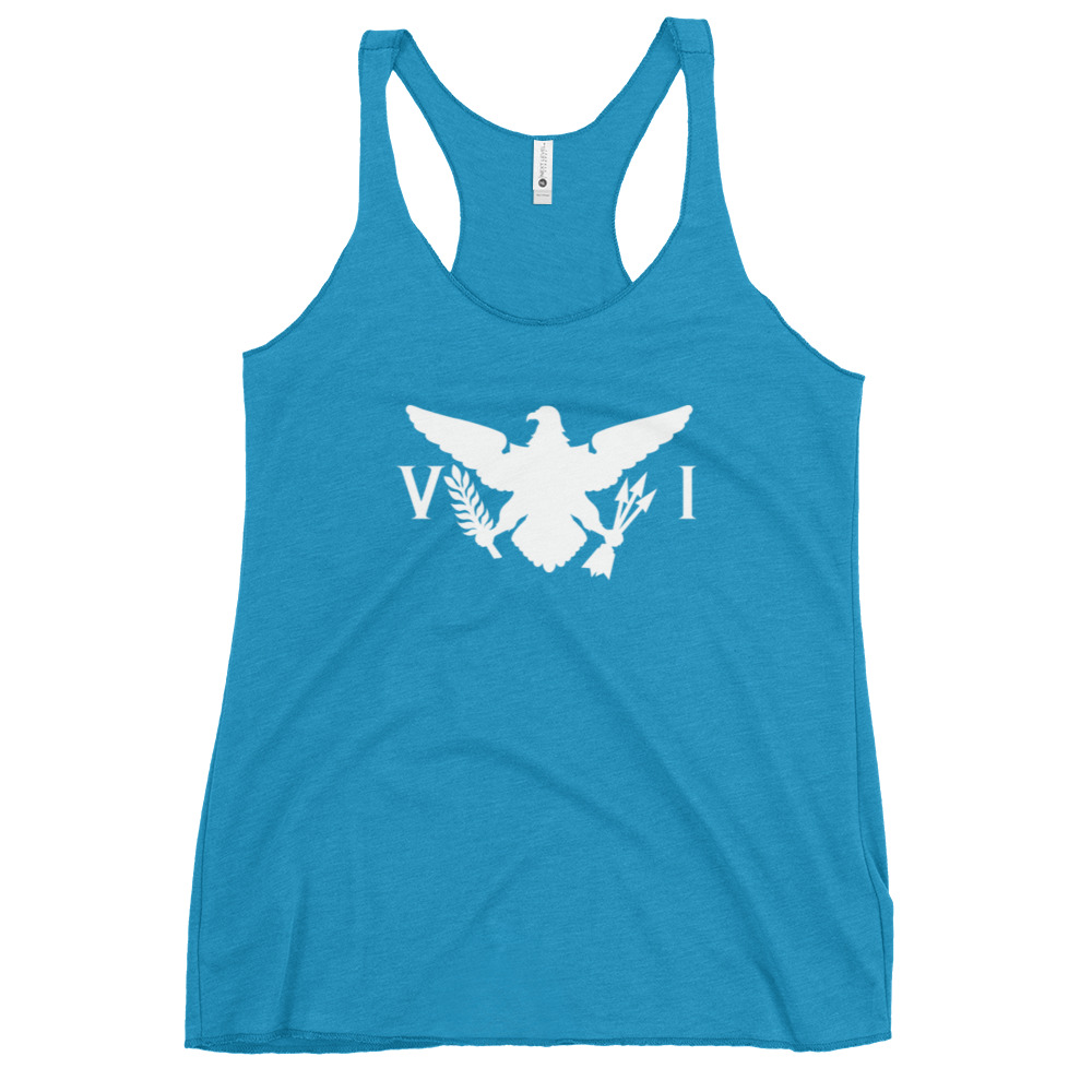 USVI Flag Women's Racerback Tank - Image 6