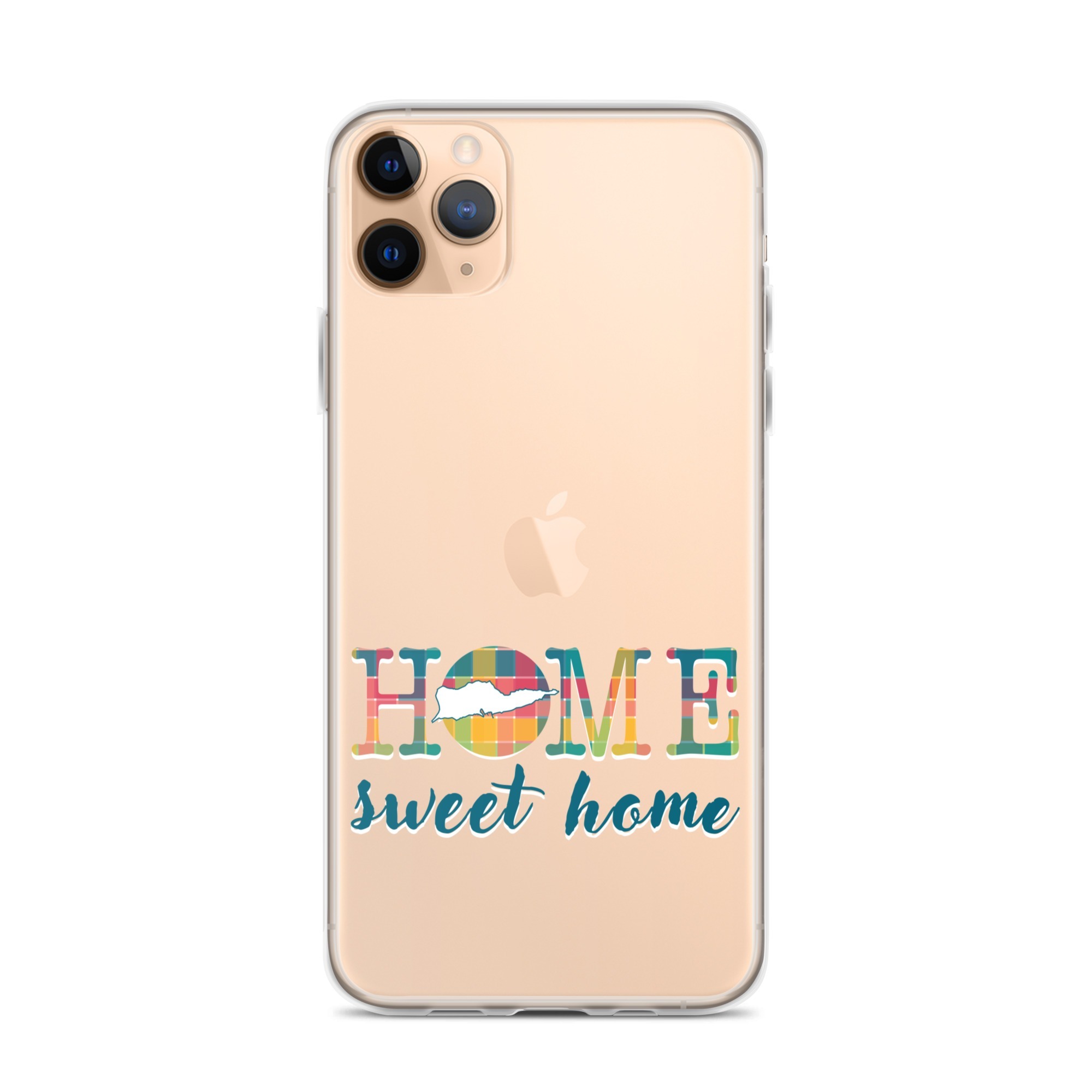Home Sweet Home St Croix VI Inspired Madras | Clear Case for iPhone® - Image 2