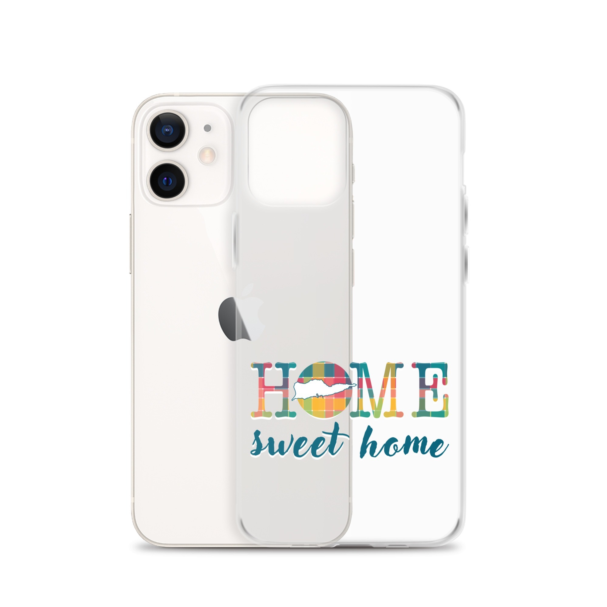 Home Sweet Home St Croix VI Inspired Madras | Clear Case for iPhone® - Image 15