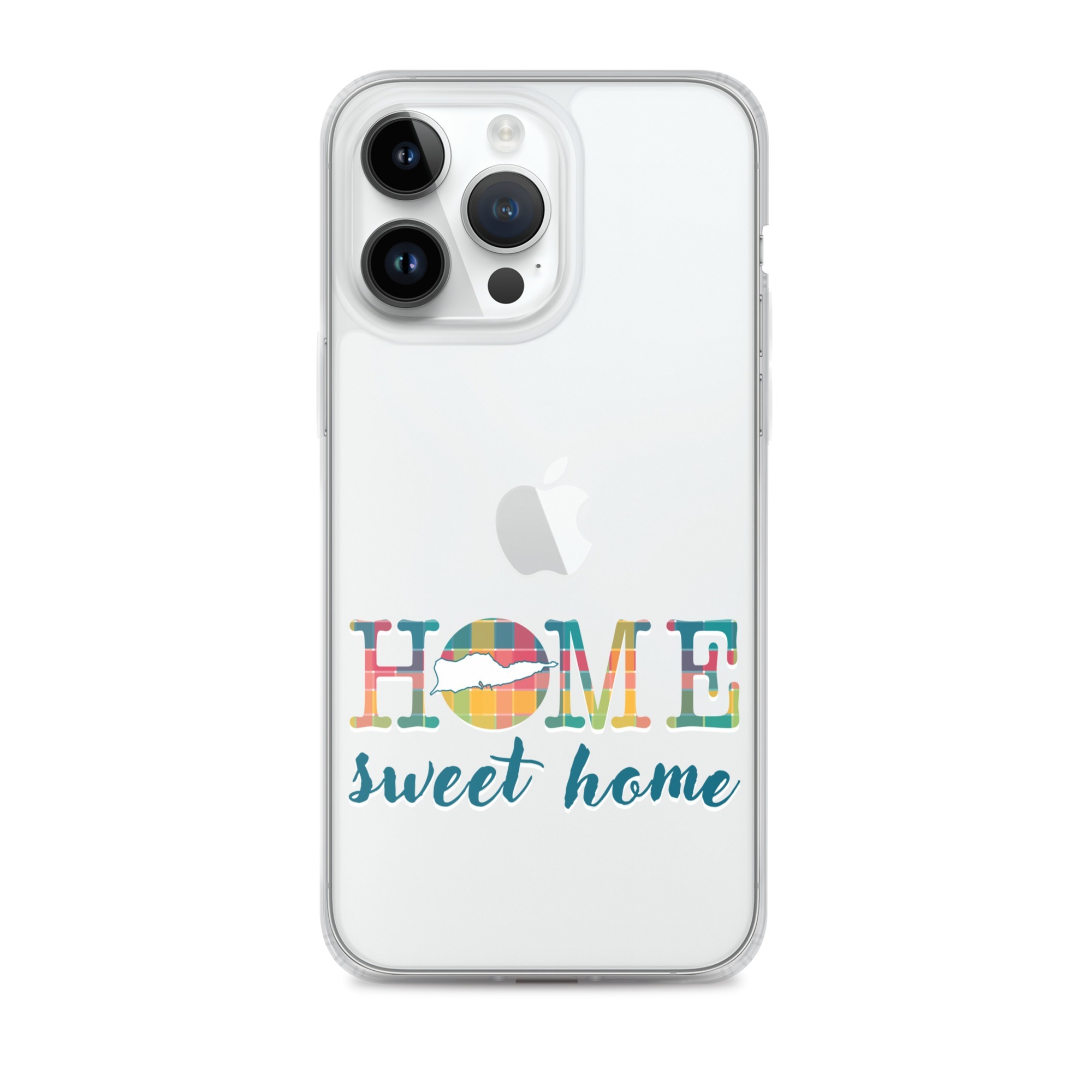Home Sweet Home St Croix VI Inspired Madras | Clear Case for iPhone® - Image 26