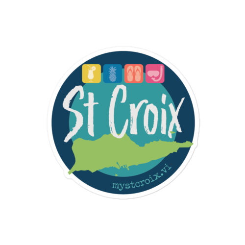 MyStCroix Logo Bubble-free 4x4 sticker