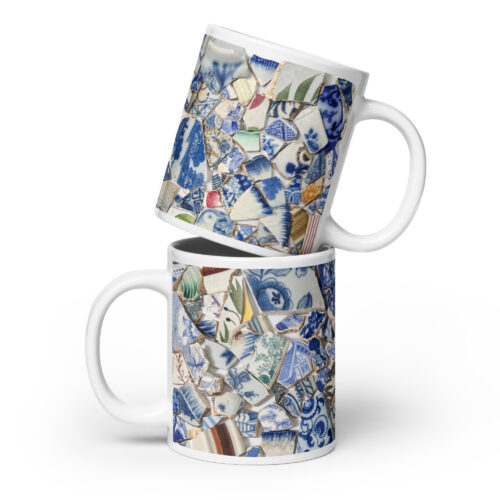 St Croix Chaney Cheerful House White glossy mug